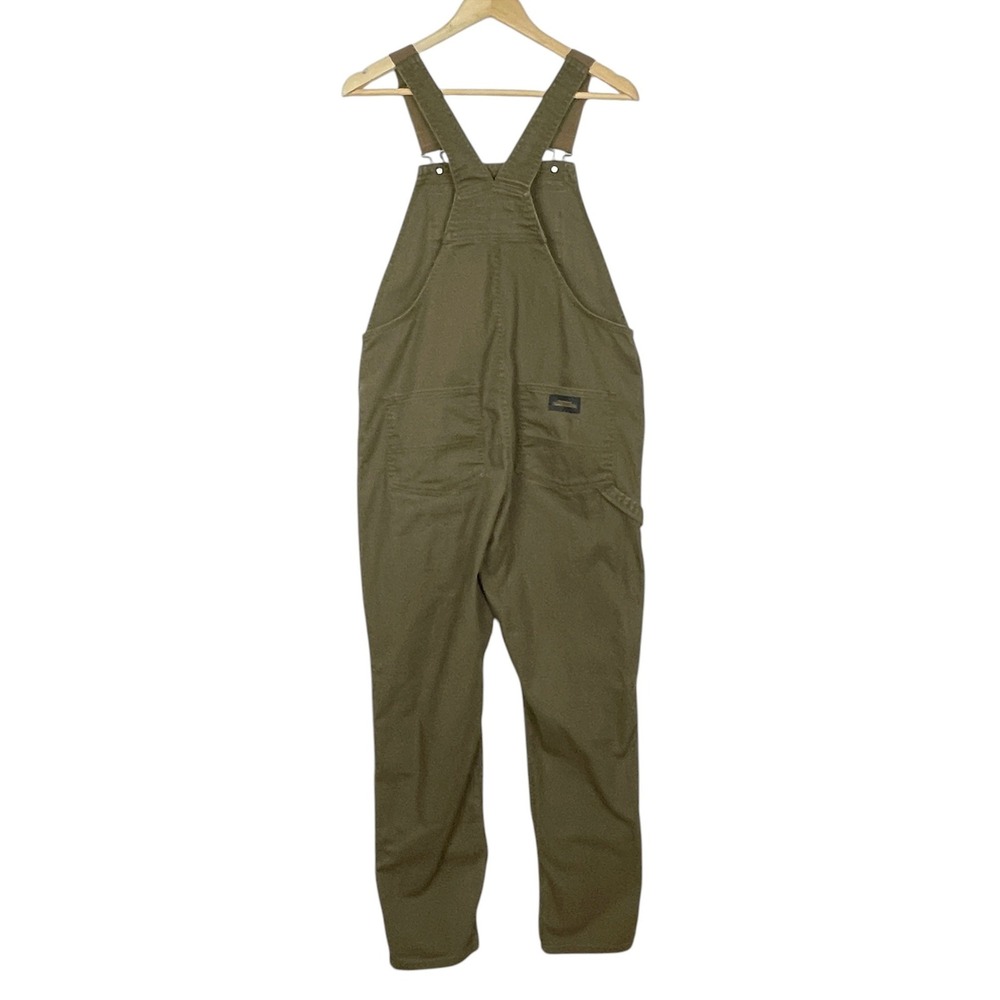 REI Co-Op Brown Trailsmith Utility Overalls Womens 8 Hike Workwear Farmer Rugged - Picture 3 of 12